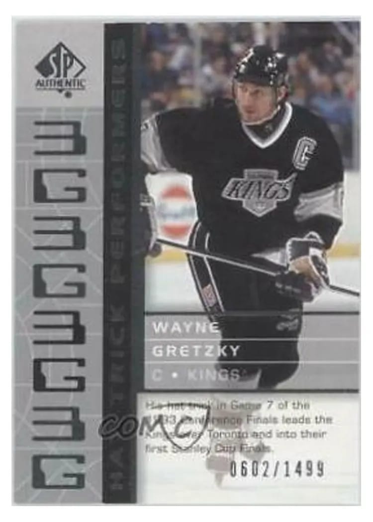 2002 SP Authentic Wayne Gretzky #99 card