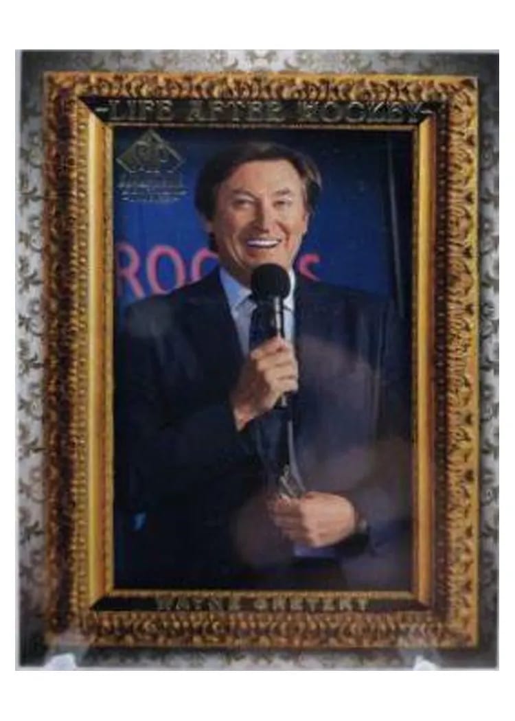 2020-21 SP Signature Edition Legends Life After Hockey Wayne Gretzky #LA-12 card