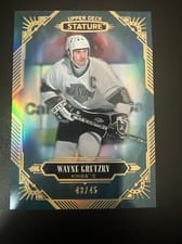2020 Upper Deck Stature Wayne Gretzky Blue #76 card
