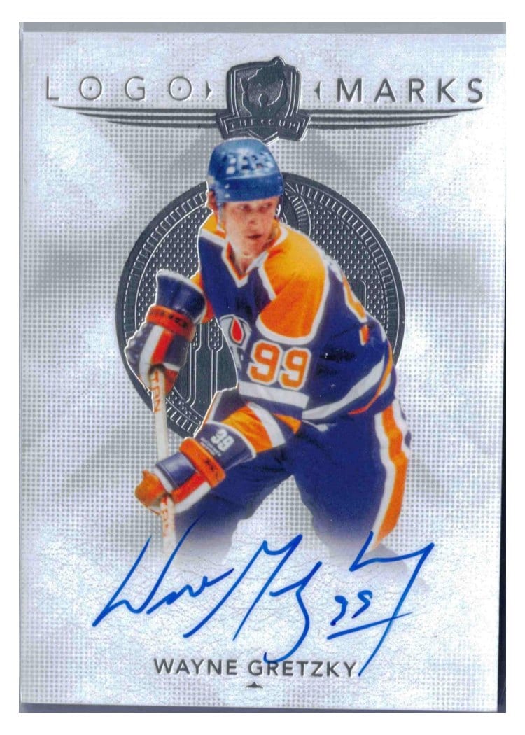 2024-25 Upper Deck The Cup Logomarks Wayne Gretzky #LM-WG card