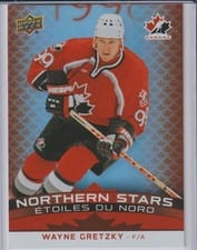 2025-26 Tim Hortons Team Canada Olympic Hockey Northern Stars Wayne Gretzky #NS-8 card