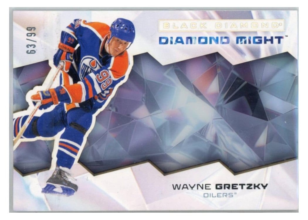 2025-26 Upper Deck Black Diamond Diamond Might Wayne Gretzky #DM-WG card