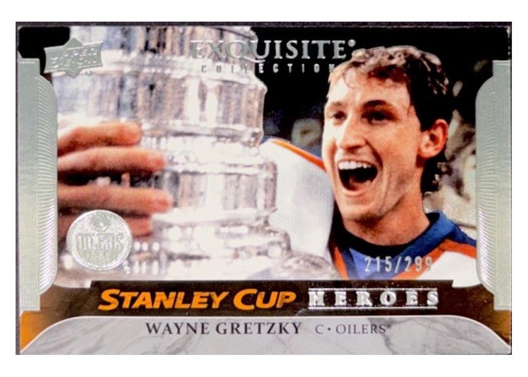 2025-26 Upper Deck Black Diamond Exquisite Stanley Cup Heroes Wayne Gretzky #ESC-WG card