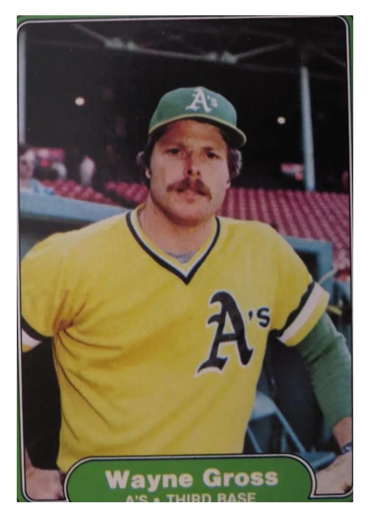 1982 Fleer Wayne Gross #90 card