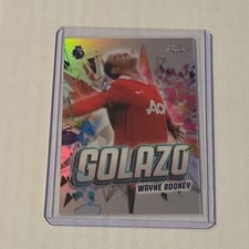 2026 Topps Chrome Premier League Golazo Wayne Rooney #GZ-11 card