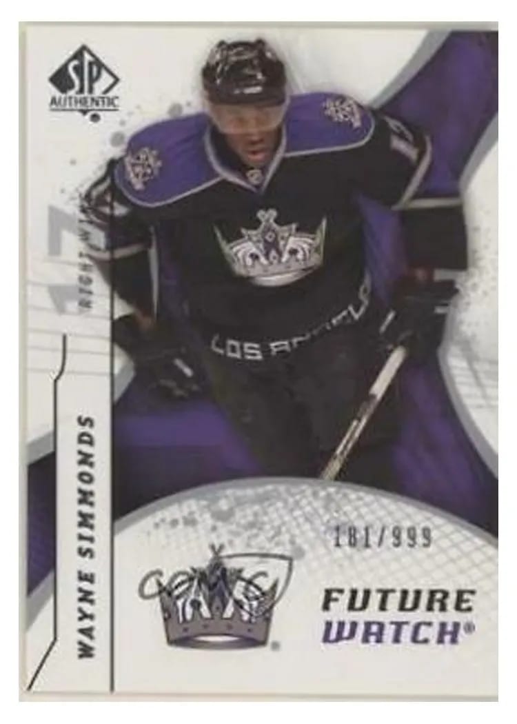 2008 SP Authentic Wayne Simmonds #189 card