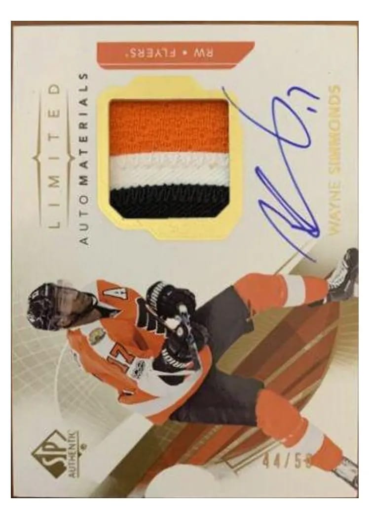 2017-18 SP Authentic Base Set Wayne Simmonds #8 card
