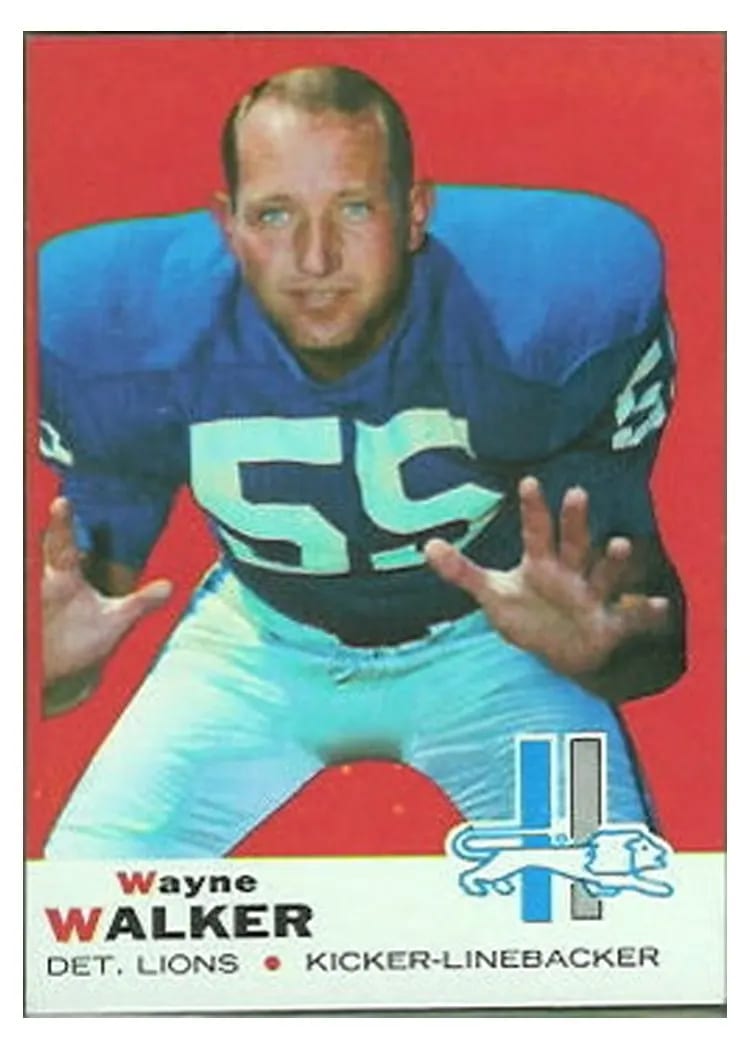 1969 Topps Wayne Walker #54 card