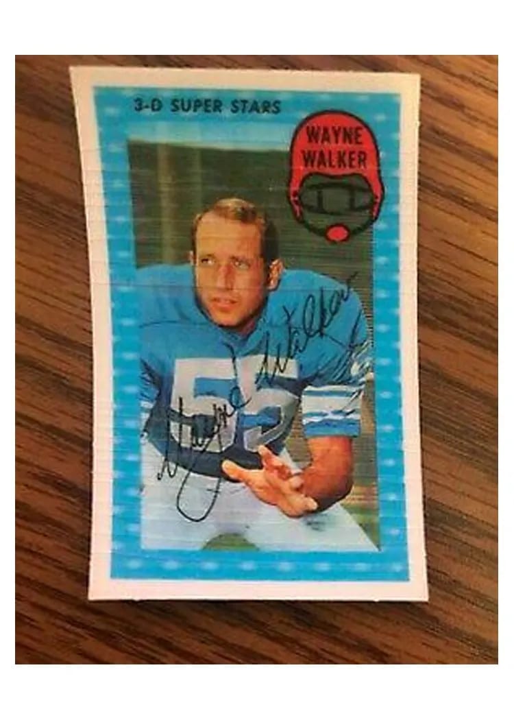 1971 Kellogg's Wayne Walker #43 card
