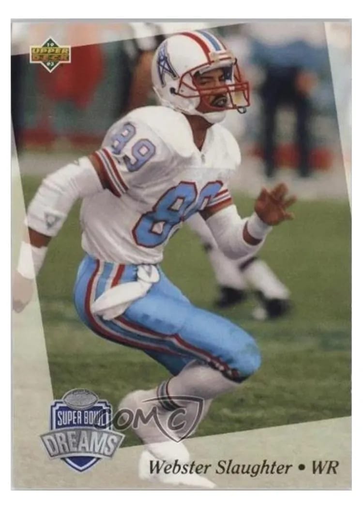 1993 Upper Deck NFL Experience Webster Slaughter Gold #41 card