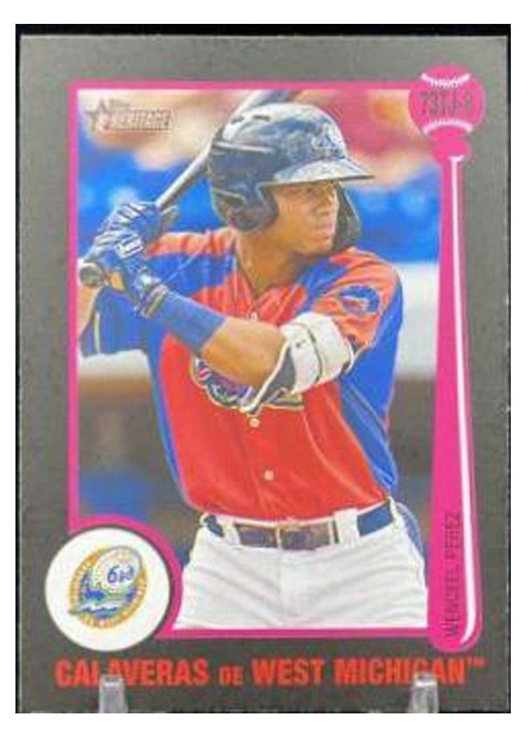 2022 Topps Heritage Minor League 1973 Topps Tarjetas Wenceel Perez #73TJ-8 card