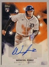 2024 Topps Update Baseball Stars Autographs Wenceel Perez #BSAU-WP card