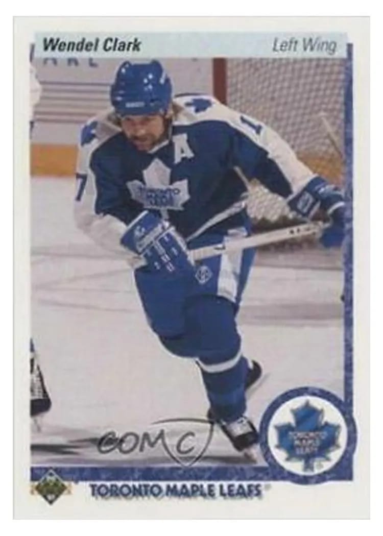 1990 Upper Deck Wendel Clark #3 card