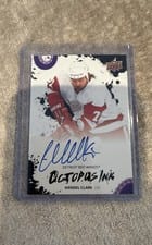 2025-26 Upper Deck Detroit Red Wings Centennial Octopus Ink Wendel Clark #OI-WC