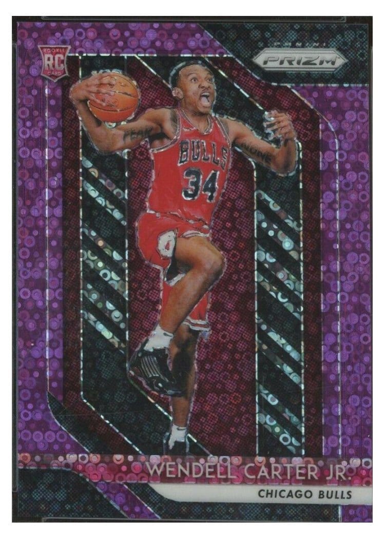 2018-19 Panini Prizm Base Set Wendell Carter Jr. #80 card