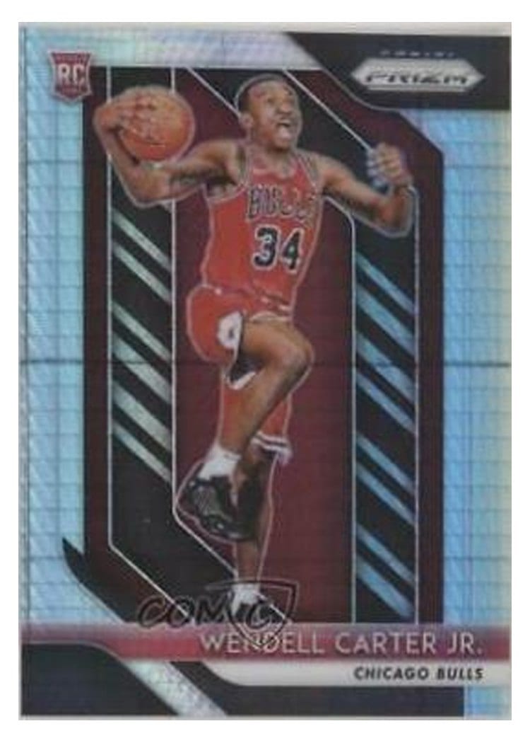 2018-19 Panini Prizm Base Set Wendell Carter Jr. #80 card