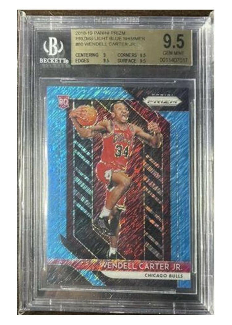 2018-19 Panini Prizm Base Set Wendell Carter Jr. #80 card