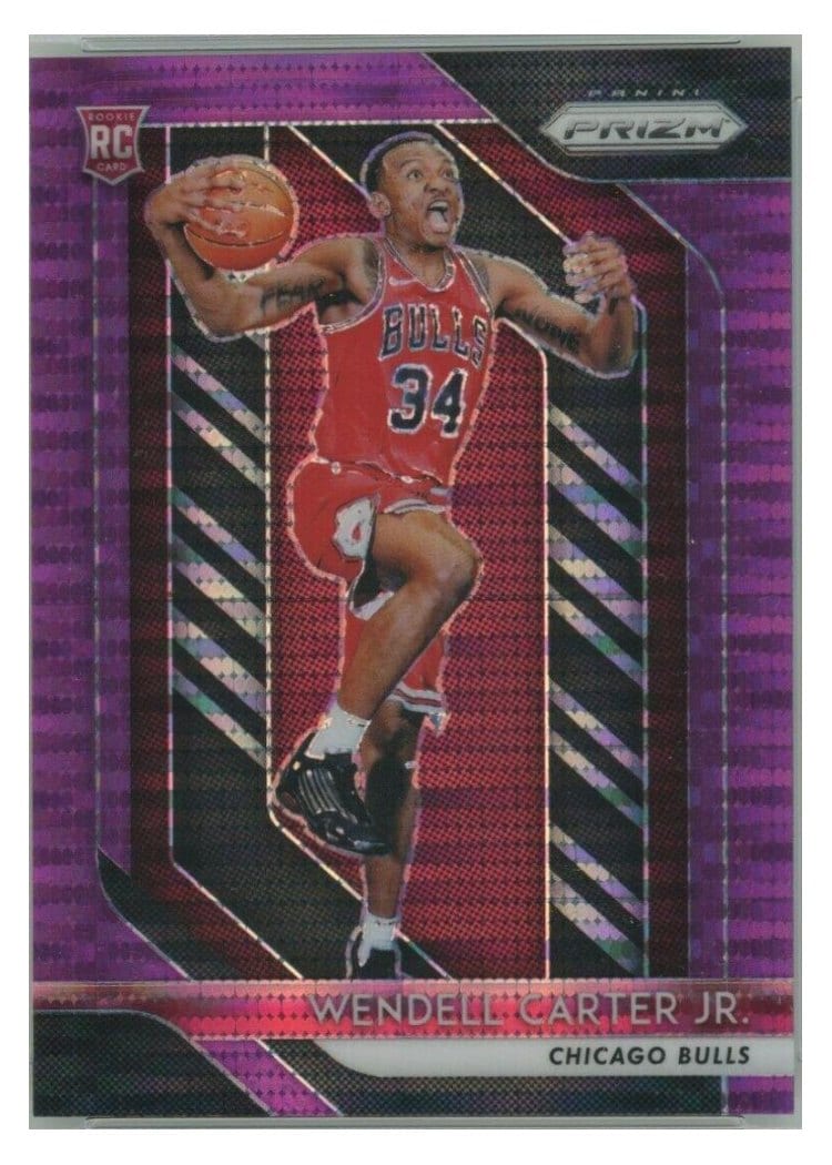 2018-19 Panini Prizm Base Set Wendell Carter Jr. #80 card