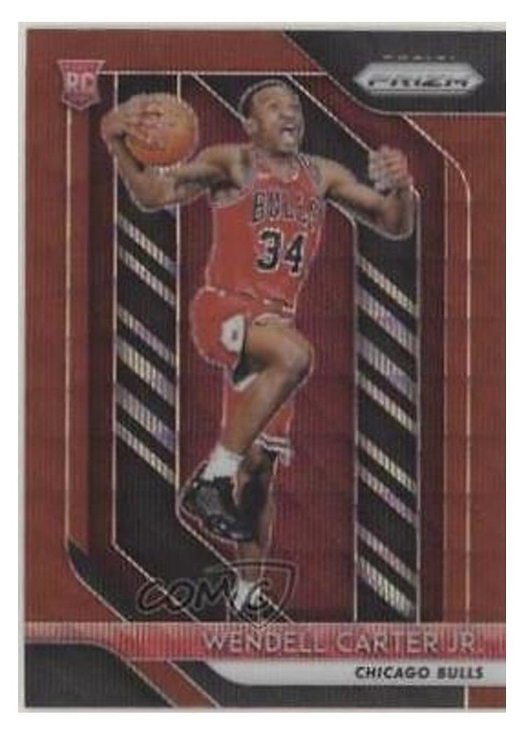 2018-19 Panini Prizm Base Set Wendell Carter Jr. #80 card