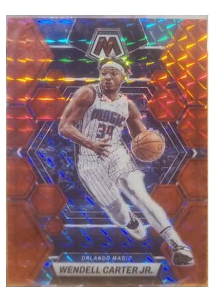 2022-23 Panini Mosaic Base Set Wendell Carter Jr Red #174 card