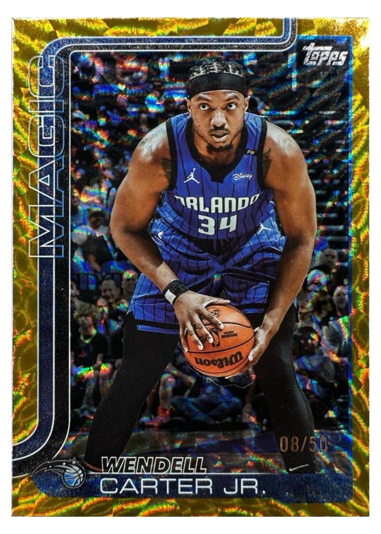 2025-26 Topps Base Set Wendell Carter Jr. Holo Gold Foil #90 card