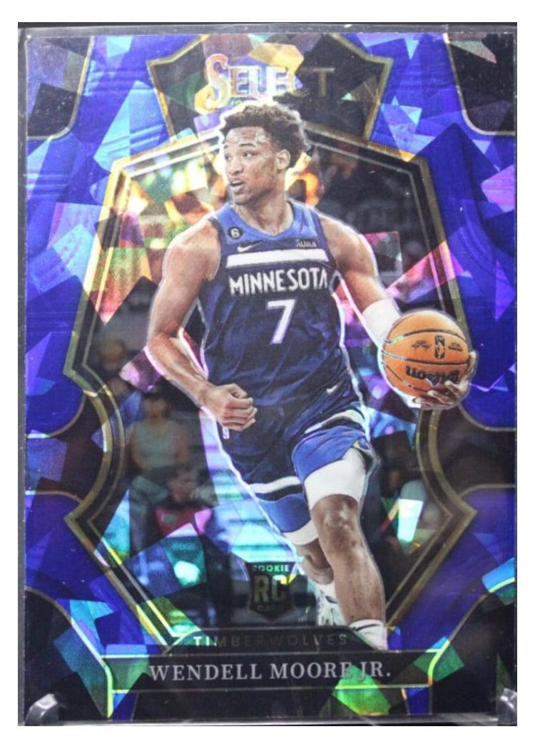 2022-23 Panini Select Base Set Wendell Moore Jr. #200 card