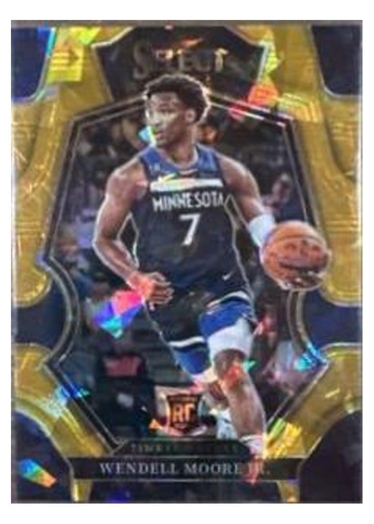 2022-23 Panini Select Base Set Wendell Moore Jr. #200 card