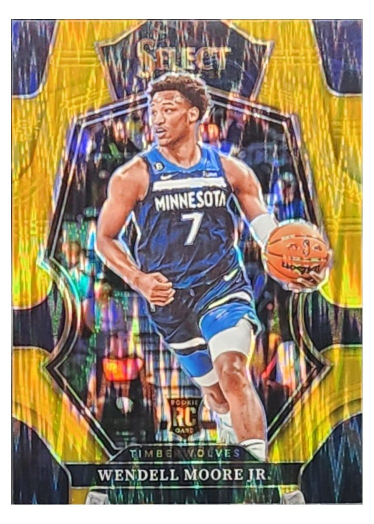 2022-23 Panini Select Base Set Wendell Moore Jr. #200 card