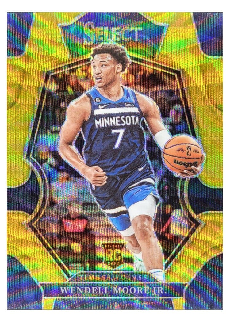2022-23 Panini Select Base Set Wendell Moore Jr. #200 card