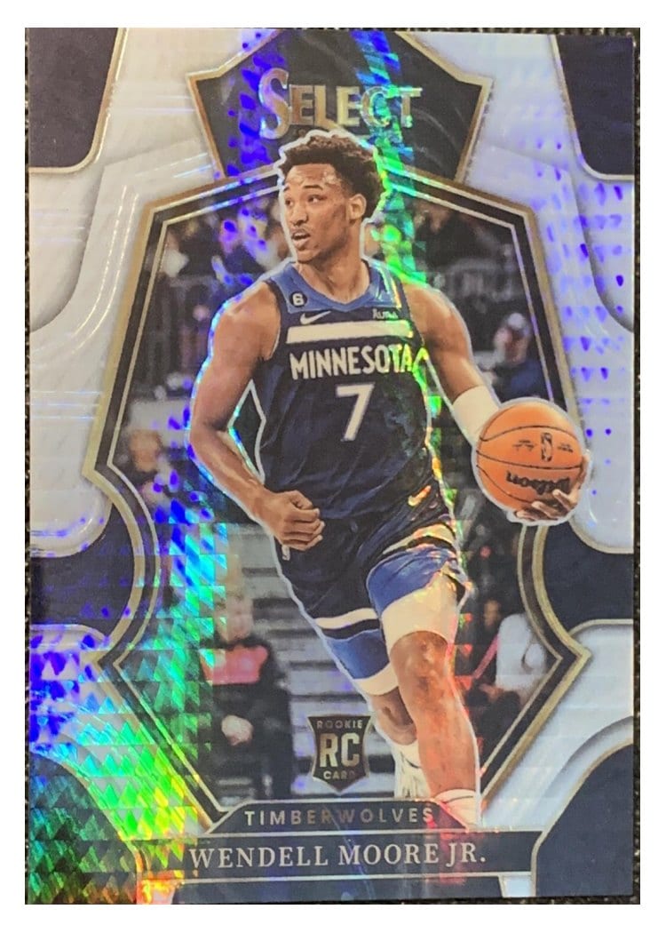 2022-23 Panini Select Base Set Wendell Moore Jr. Lucky Envelopes #200 card