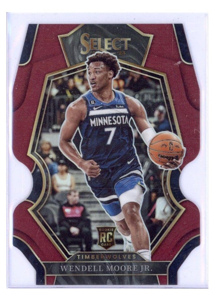 2022-23 Panini Select Base Set Wendell Moore Jr. #200 card