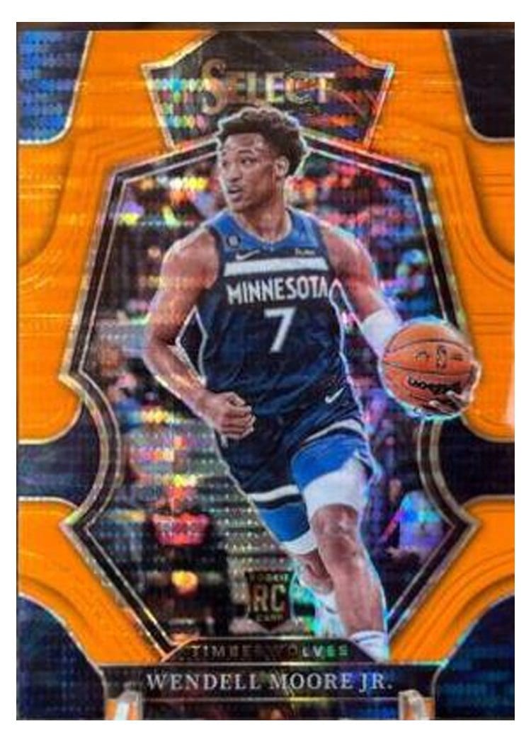 2022-23 Panini Select Base Set Wendell Moore Jr. #200 card