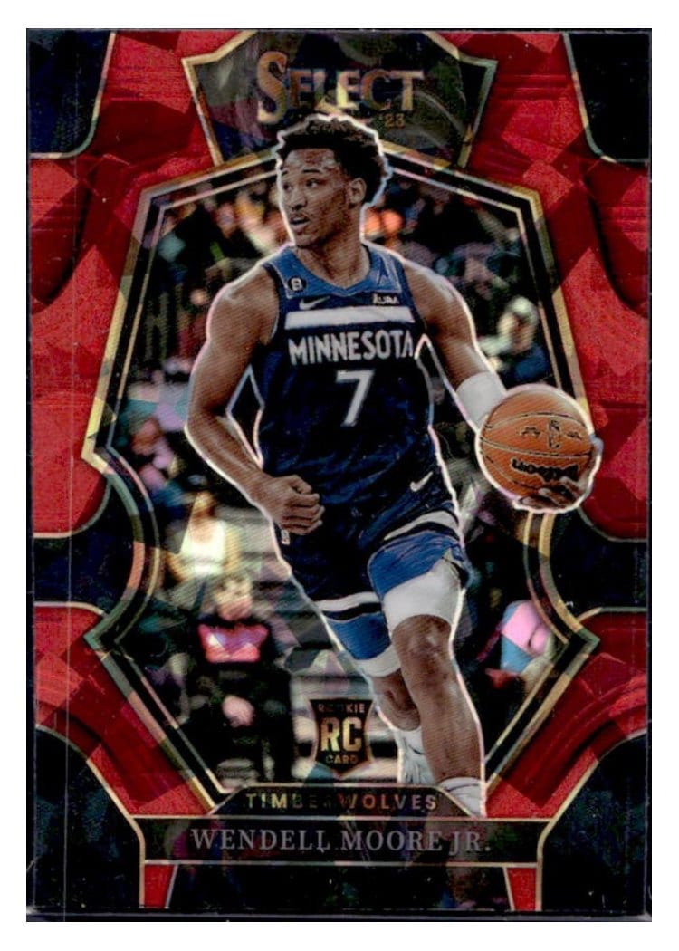 2022-23 Panini Select Base Set Wendell Moore Jr. #200 card
