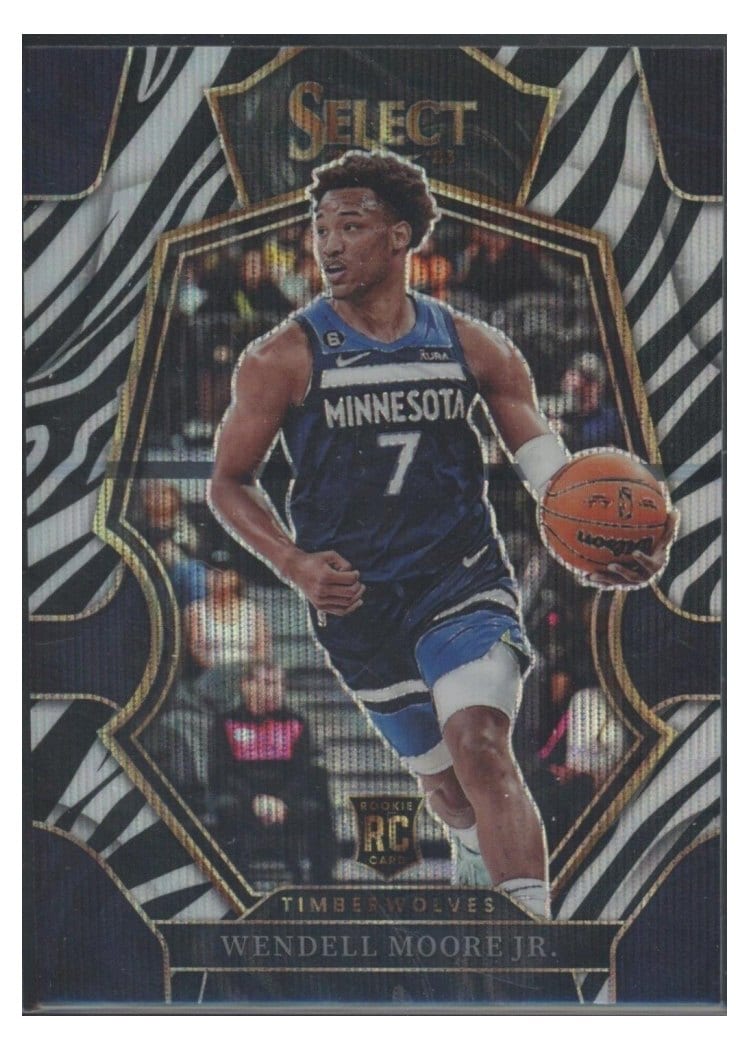 2022-23 Panini Select Base Set Wendell Moore Jr. #200 card