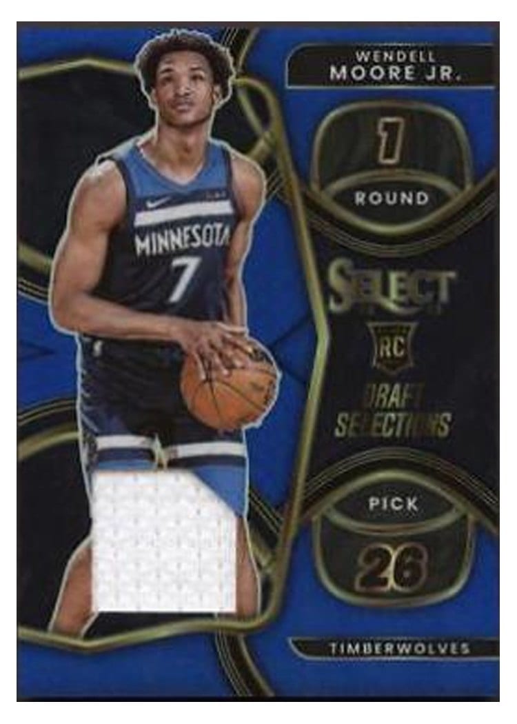 2022-23 Panini Select Base Set Wendell Moore Jr. #299 card