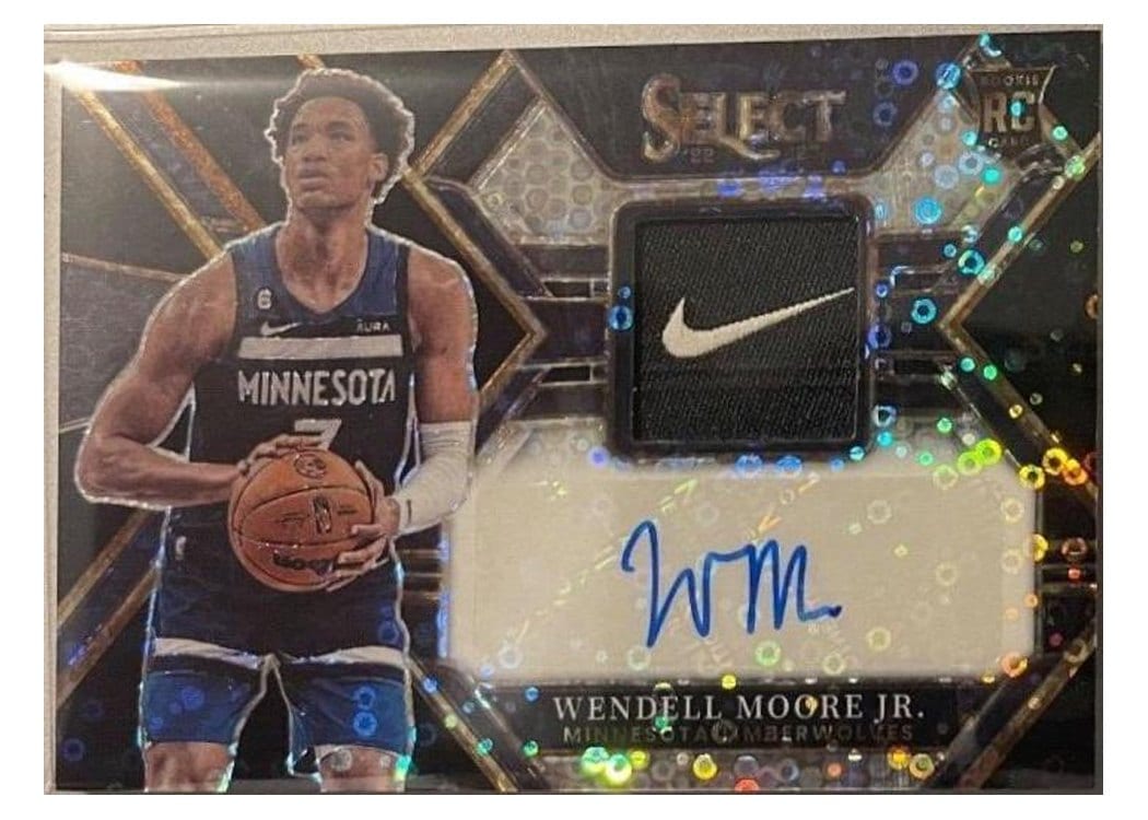 2022-23 Panini Select Base Set Wendell Moore Jr. #299 card