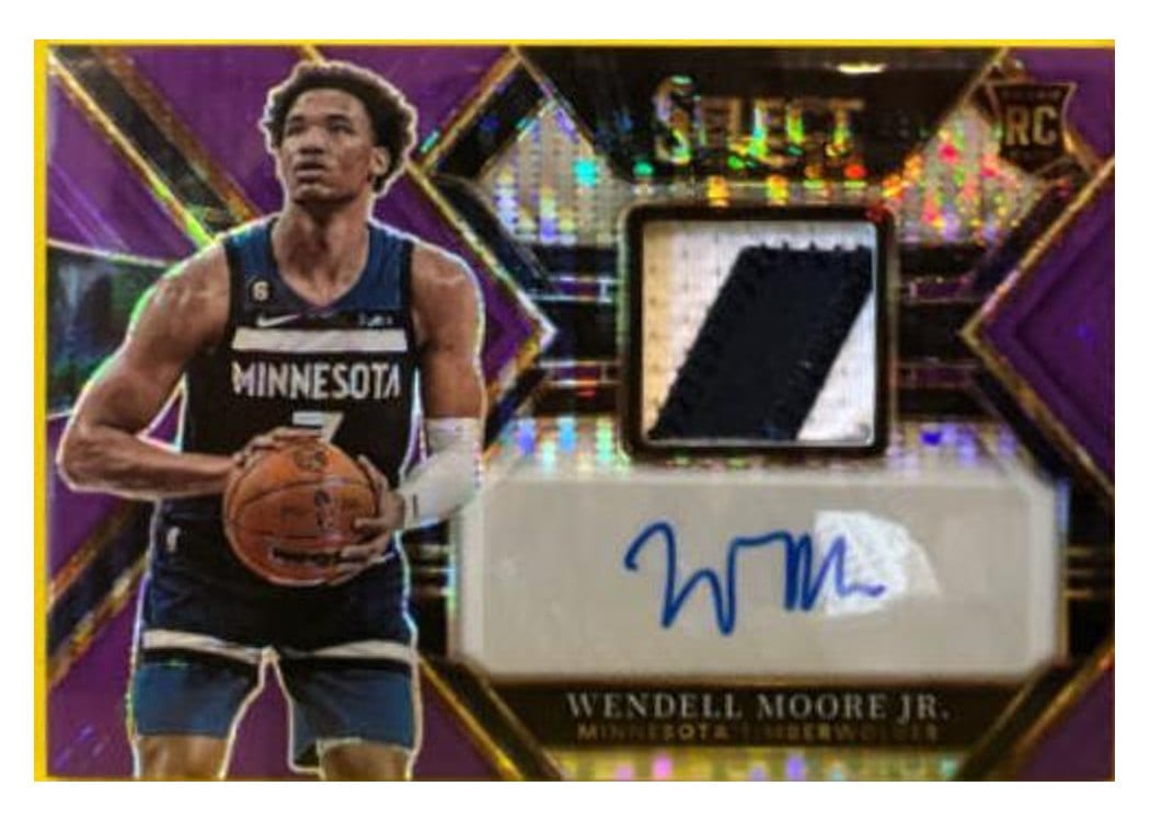 2022-23 Panini Select Base Set Wendell Moore Jr. #299 card