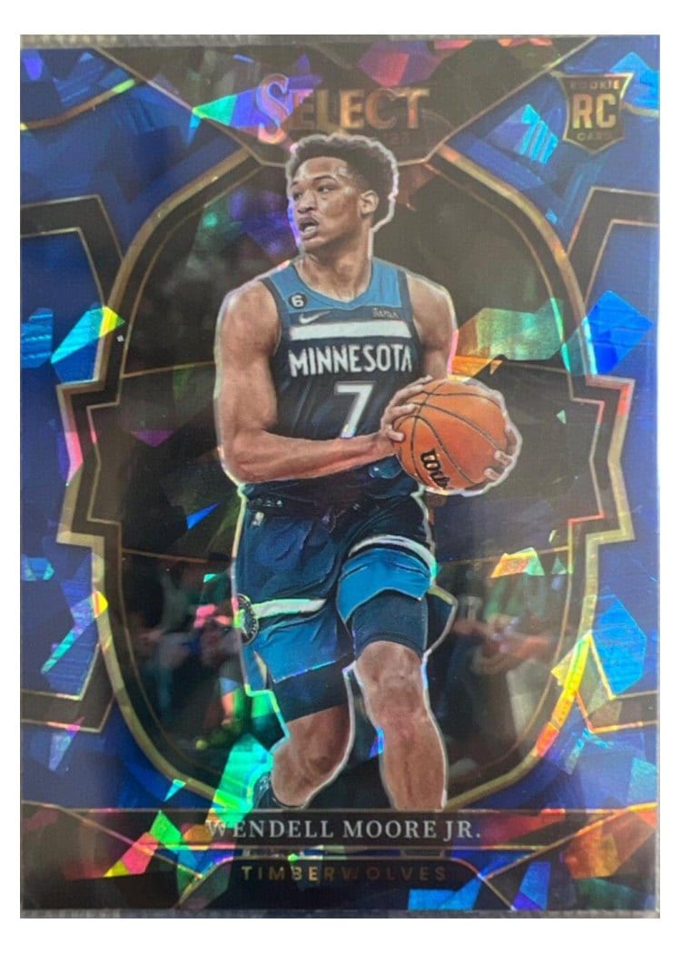 2022-23 Panini Select Base Set Wendell Moore Jr. #73 card
