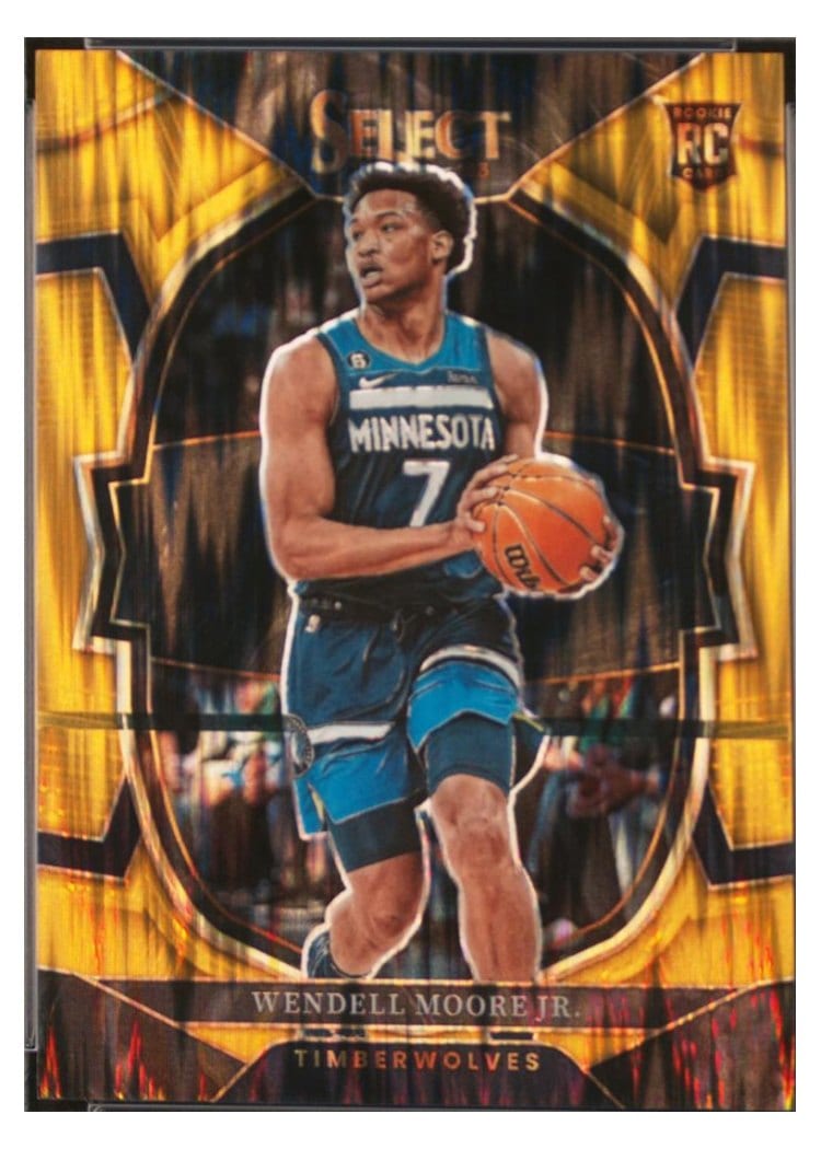 2022-23 Panini Select Base Set Wendell Moore Jr. #73 card