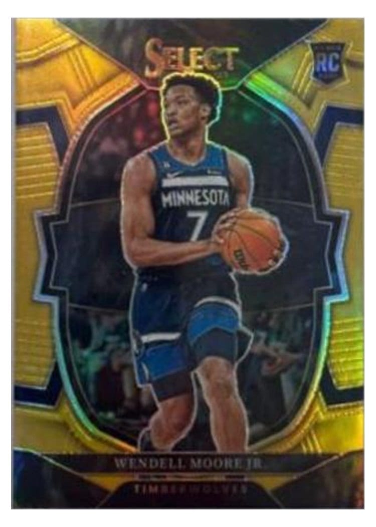 2022-23 Panini Select Base Set Wendell Moore Jr. #73 card