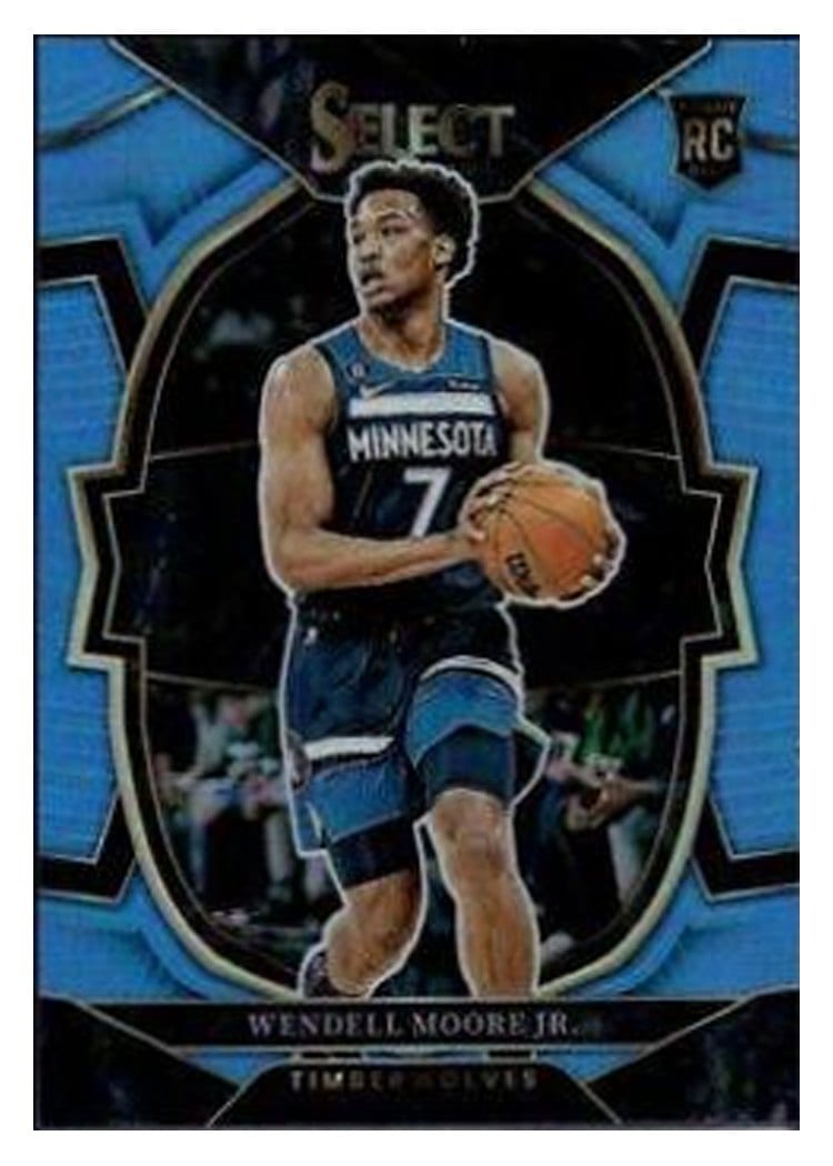 2022-23 Panini Select Base Set Wendell Moore Jr. #73 card