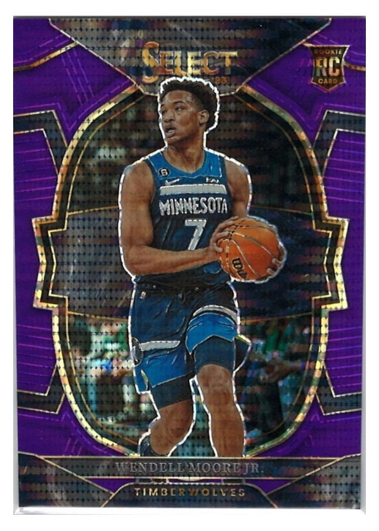 2022-23 Panini Select Base Set Wendell Moore Jr. #73 card
