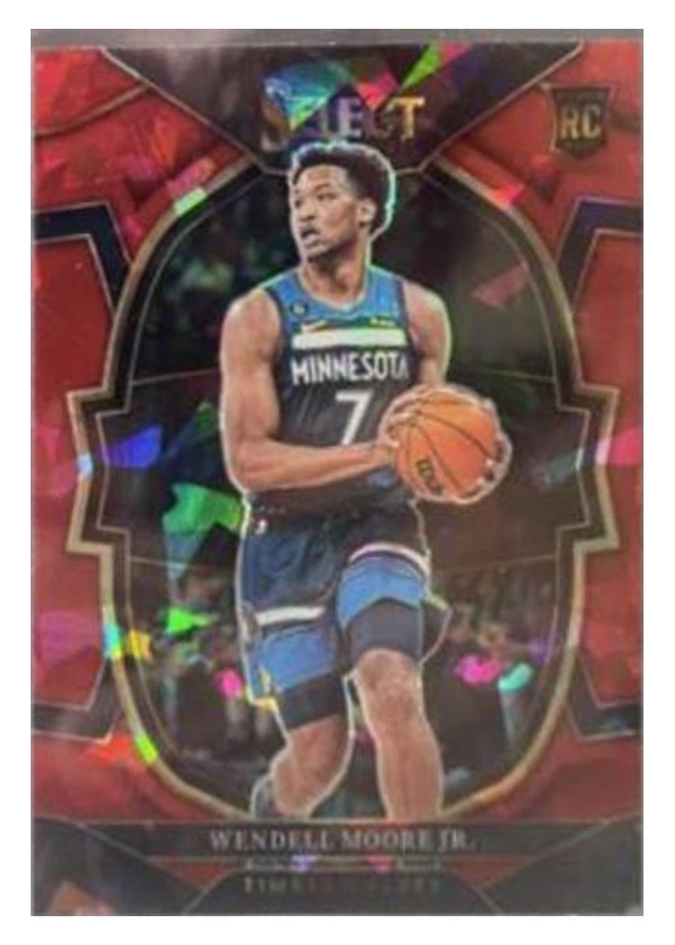 2022-23 Panini Select Base Set Wendell Moore Jr. #73 card