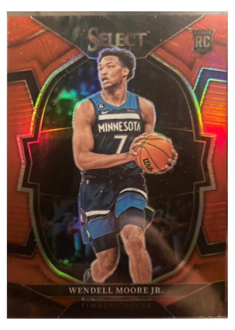 2022-23 Panini Select Base Set Wendell Moore Jr. #73 card