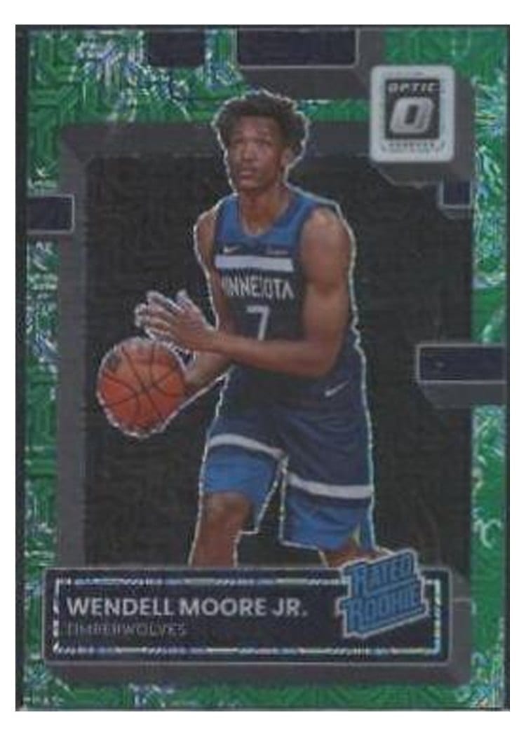2022 Panini Donruss Optic Wendell Moore Jr. #201 card