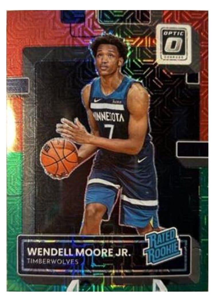 2022 Panini Donruss Optic Wendell Moore Jr. #201 card