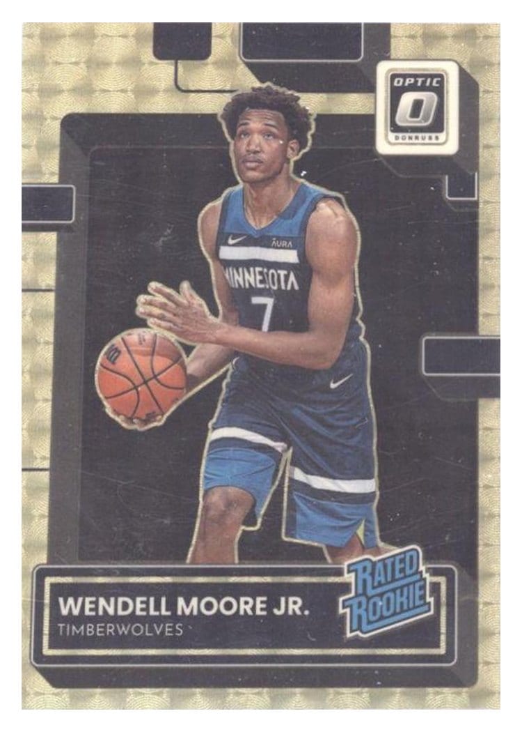 2022 Panini Donruss Optic Wendell Moore Jr. #201 card