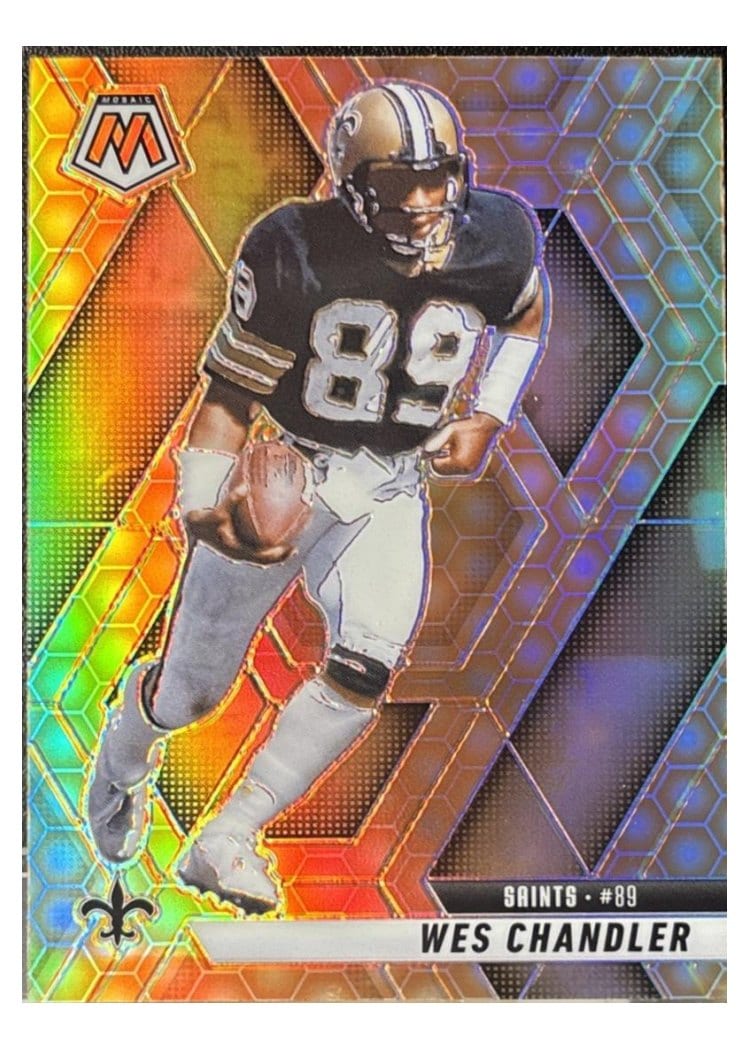 2025 Panini Mosaic Base Set Wes Chandler #74 card