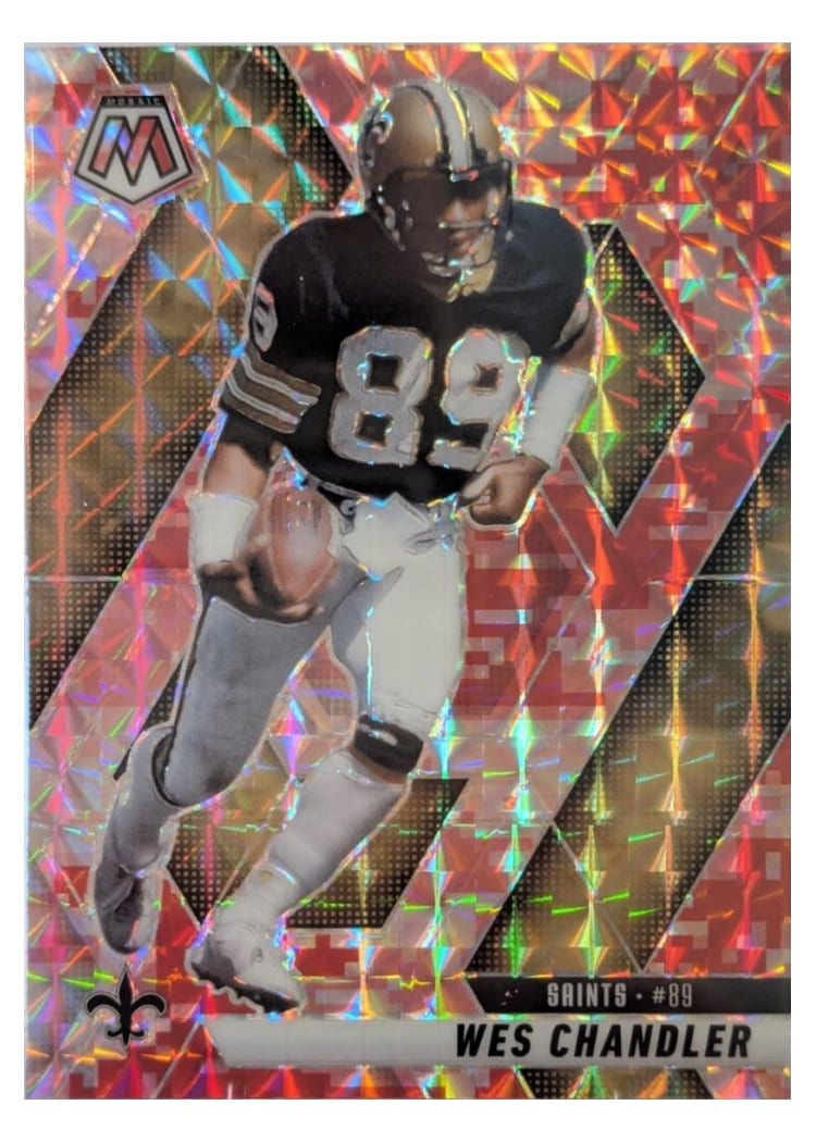 2025 Panini Mosaic Base Set Wes Chandler #74 card