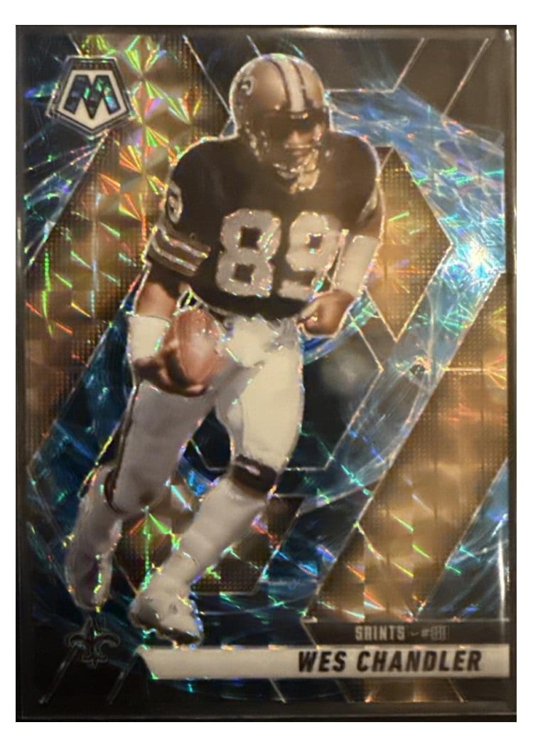 2025 Panini Mosaic Base Set Wes Chandler #74 card